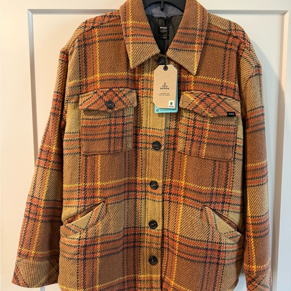 Prana Lower Falls Flannel Shirt Jacket